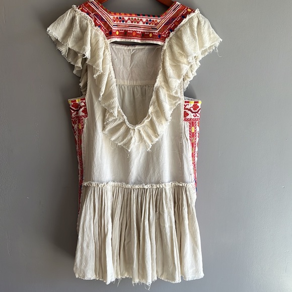 Free people mini glow embroidered dress size XS great  condition - Picture 6 of 8